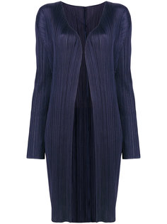 приталенное пальто-кардиган  Pleats Please By Issey Miyake