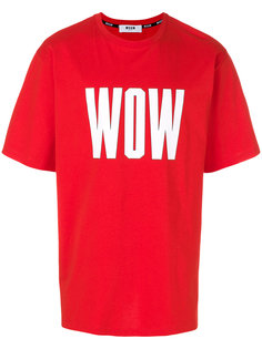 футболка Wow MSGM
