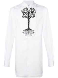рубашка с нашивкой Alexander McQueen