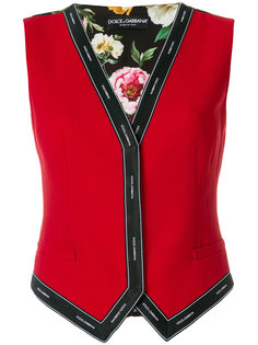 жилет с логотипом  Dolce &amp; Gabbana