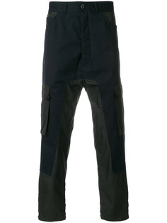 panelled cargo trousers Diesel Black Gold