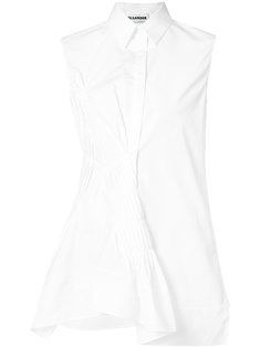 рубашка с плиссированными сборками спереди Jil Sander