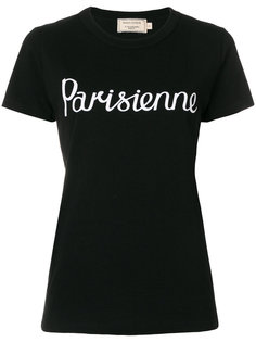 футболка с принтом Parisien Maison Kitsuné