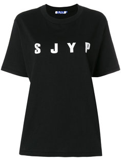 printed logo T-shirt SJYP