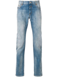 faded straight-leg jeans  Closed