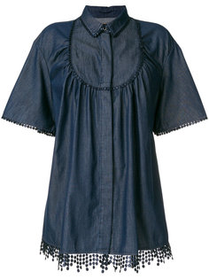 блузка с вышивкой Blumarine