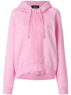 ruffle detail hoodie Dsquared2