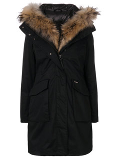 двухсторонняя парка с отделкой Woolrich