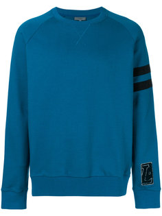 distressed stripe sweatshirt Lanvin