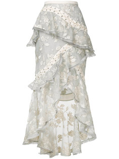 юбка с цветочным декором Zimmermann