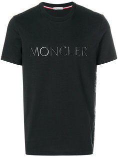 футболка с нашивкой логотипа Moncler