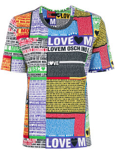 футболка с принтом Love Moschino