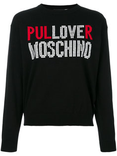 джемпер с логотипом Love Moschino