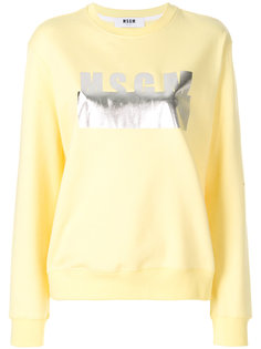толстовка с логотипом  MSGM