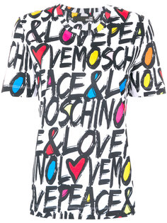 футболка с принтом логотипа Love Moschino