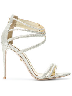 босоножки с блестками Le Silla