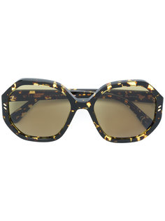 солнцезащитные очки с эффектом черепашьего панциря Stella Mccartney Eyewear