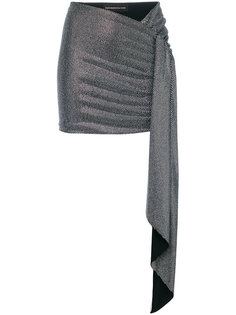 metallic draped mini skirt Alexandre Vauthier