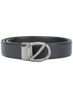 pebbled logo belt Z Zegna