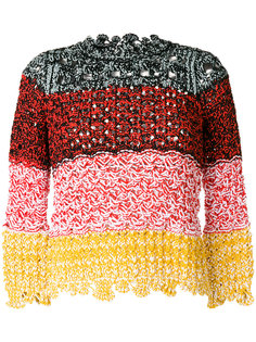 свитер с фигурным краем  Sonia Rykiel