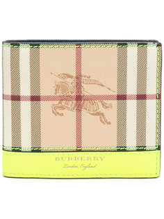 Haymarket check billfold wallet Burberry
