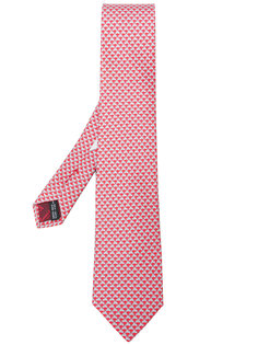 micro Bunny print tie Salvatore Ferragamo