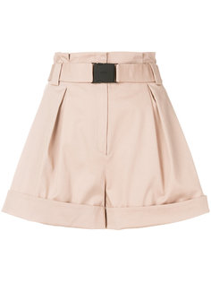 belted high-waisted shorts Nº21