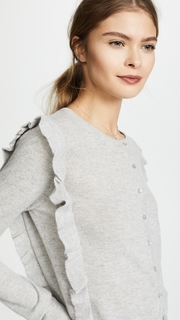 Autumn Cashmere Ruffle Cardigan