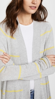 Autumn Cashmere Pencil Stripe Open Cardigan