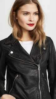 Madewell Washed Leather Motorcycle Jacket