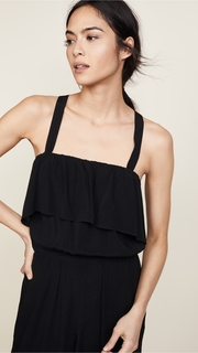 Madewell Apron Ruffle Jumpsuit