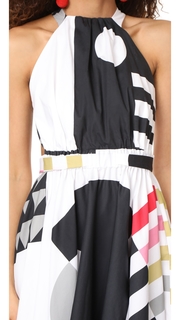 Milly Nautical Abstract Print Lizzy Dress