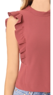 Rebecca Taylor Ruffle Suit Top