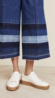 Sonia Rykiel Cropped Jeans with Striped Effect