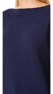 TSE Cashmere x Claudia Schiffer Long Sleeve Pullover