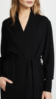 Temperley London Long Shaw Knit Cardigan