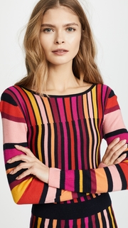 Temperley London Midi Panorama Knit Dress