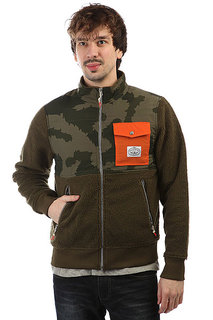 Куртка Poler Men’s Half Fleece Jacket Olive