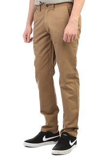 Штаны прямые Fred Perry Texture Trouser Coffee Brown