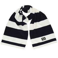 Шарф Fred Perry Striped Merino Scarf Navy/White