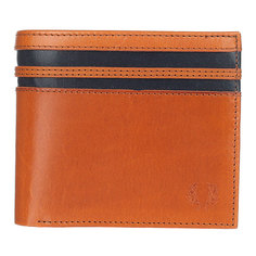 Кошелек Fred Perry Cut &amp; Sew Tipped Billfold Wallet Brown/Black