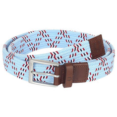 Ремень Fred Perry Chevron Woven Cord Belt Light Blue