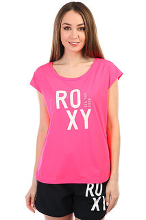 Гидрофутболка женская Roxy Pari Walk Smocking Red