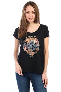 Футболка женская Roxy Mimijungleflowe Anthracite