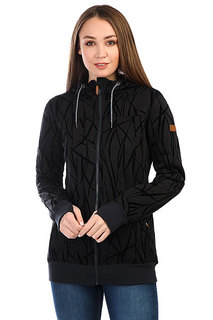 Толстовка сноубордическая женская Roxy Frost Printed True Black_on The Gr