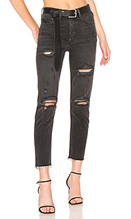 Джинсы скинни с высоким поясом karolina - GRLFRND