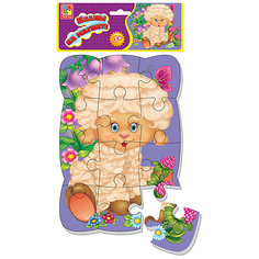 Пазлы на магните "Овечка", Vladi Toys
