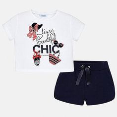 Комплект:шорты,футболка Mayoral для девочки