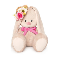 Мягкая игрушка Budi Basa Зайка Ми в соломенной шляпке, 18 см