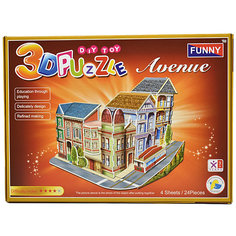 3D пазлы Funny "Проспект", 24 детали